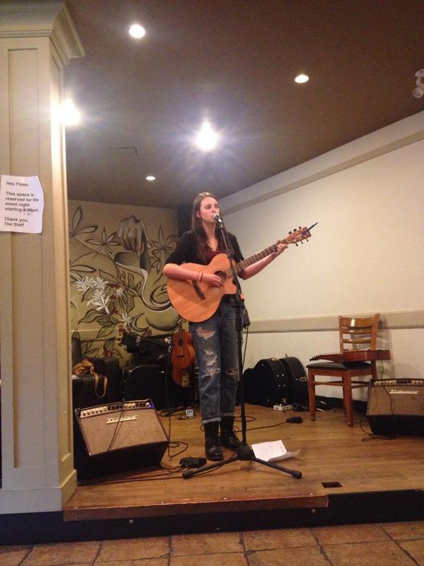 AdamBayMusic's tweet photo. Fun night @HillsideCoffee w/ @KatSelah! Next up @CoastalGiant. Can't wait to play on the 23rd with @JayDavisTweets! http://t.co/0bqYfGXe7W
