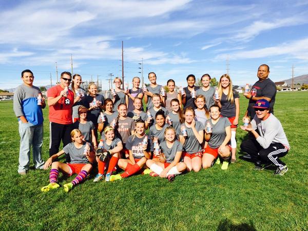 Hoops2023's tweet photo. A great year for our Lady Bear soccer team!  They are great examples of what we want at BRHS! http://t.co/zl0nxUaAJM