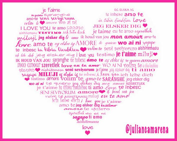 juliancamarena's tweet photo. So many ways to say I LOVE YOU... http://t.co/I77oJXUZoX
