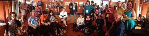 artslinkqld's tweet photo. #qlders check in daily has been a great way to connect #raasummit #artslinkqld http://t.co/MrgZ9Pju0Y
