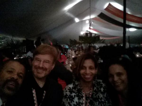 duanemcwaine's tweet photo. Requisite selfie from closing dinner @Princeton #ComingBack2014 w @DavidHuebner Donna, and Marguerite http://t.co/8NIMT3tFaq