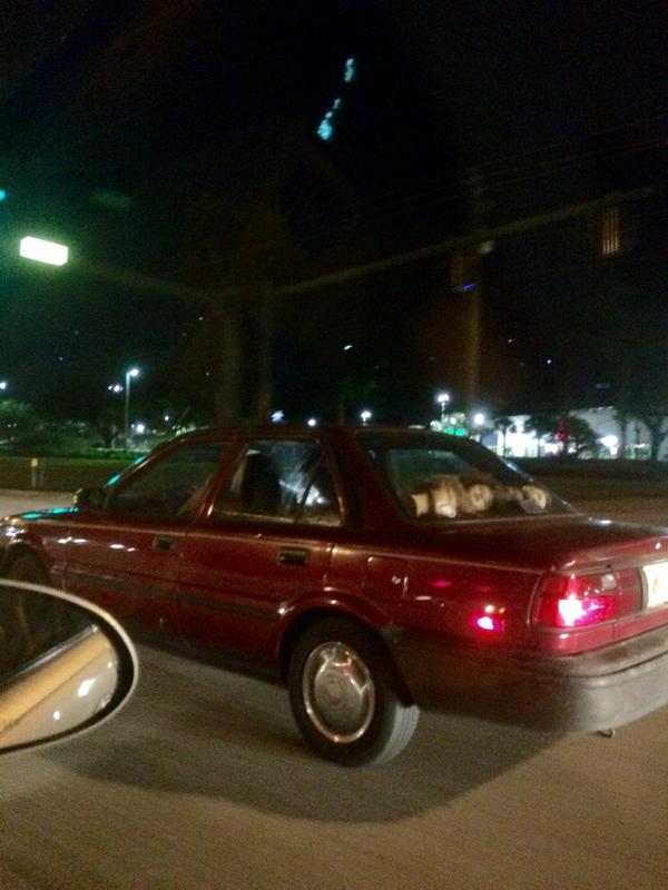 kenya_jake's tweet photo. Because who doesn't drive around with 4 female mannequin heads in the back of their car?...#sketch #calldapopo http://t.co/WDTJhHCY1f