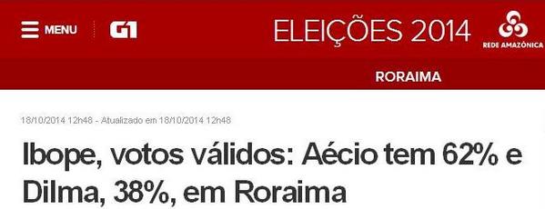 RecifePolitican's tweet photo. SAIU IBOPE EM RORAIMA
PT protesta e quer margem de erro de 20% http://t.co/TURtNF9yTm