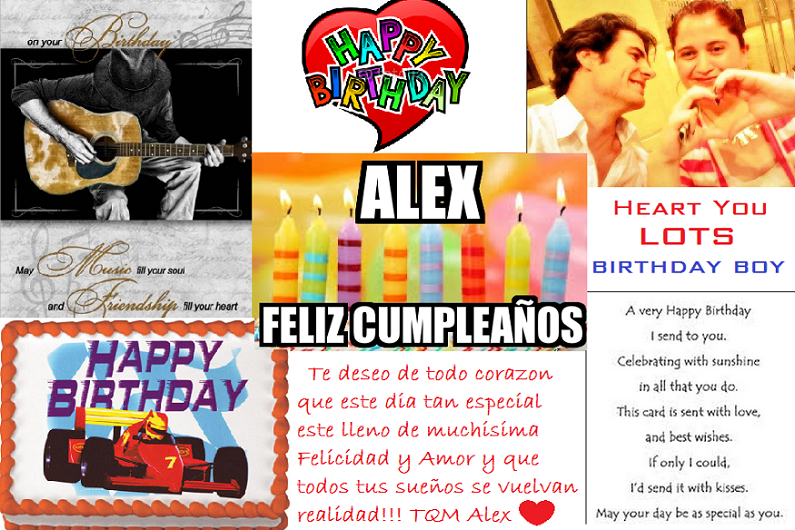  Happy Birthday to You. Happy Birthday to You. HAPPY BIRTHDAY DEAR ALEX. Happy Birthday to YOU!!!   