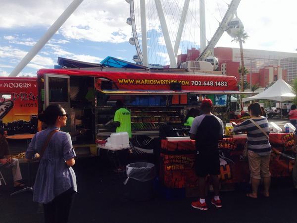 MobileFoodApp's tweet photo. Congrats to Mario's Food Truck for making it to the finals!  @VegasFoodieFest #bestFoodTruck http://t.co/iTtm8KRk0T