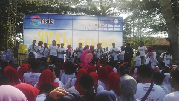 Ini dia kebersamaan Ikatan Alumni Smada di Lapangan Hasanuddin