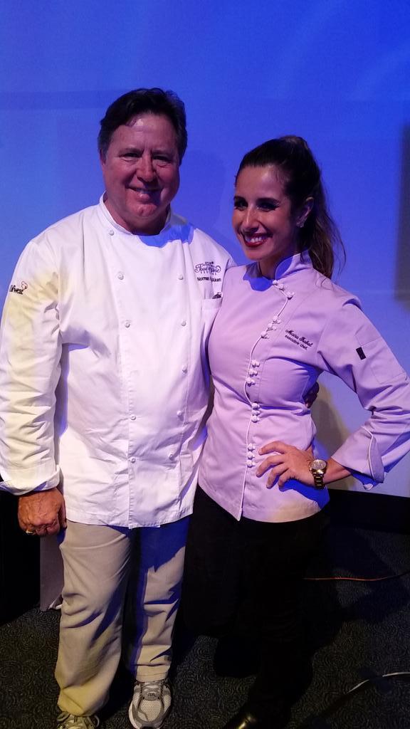 NormansOrlando's tweet photo. What an honor to meet other great @WaltDisneyWorld chefs at #EpcotFoodFestival! #epcotfw14 @DiningatDisney http://t.co/E5ZCeBpYWh