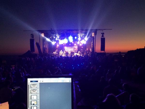 LinearProd's tweet image. LP working the summer concert event with Andy Grammer and Plain White T's