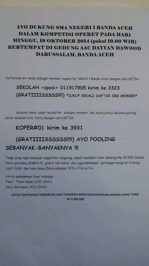 xisone_jp's tweet photo. Buat yg blm tau cara daftarnya atau cara dukung lewat sms, BURUAN DAFTAR SEKARANG!!!  Jgn lupa yg sebanyak2nyaaaa 😘 http://t.co/FDr7voy2pc