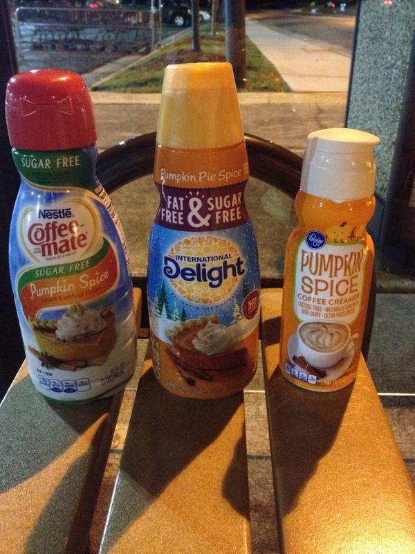 kaylas_version's tweet photo. YAH GIRL FINALLY GOT HER PUMPKIN SPICE CREAMER #didigetenough http://t.co/TtxI7nNcr4
