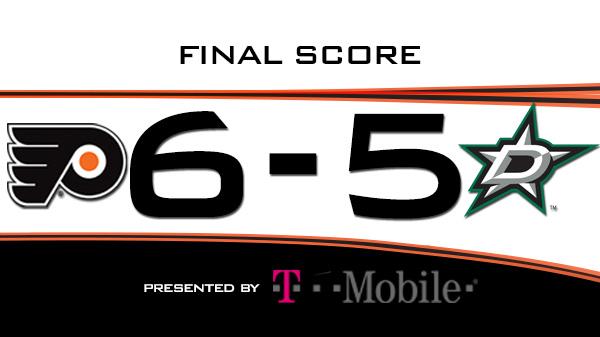 #FLYERS WIN! Captain G with the game-winner! #TheOrangeAndTheBlack