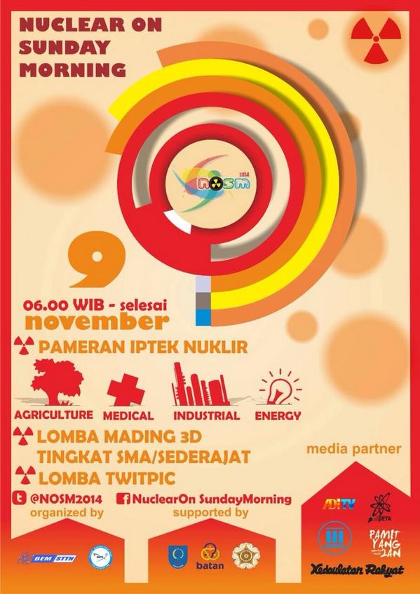 NUCLEAR ON SUNDAY MORNING | september, 9 2014 | Parkiran Lembah UGM | be thereee guys <a href="/ALASKA_UGM/">ALASKA</a> follow <a href="/NOSM2014/">NUCLEAR ON SUNMOR</a>