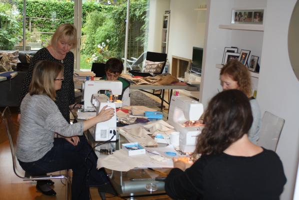 Lots of fun and hard work on yesterdays sewing class. More workshops at
maggiessewinglounge.co.uk