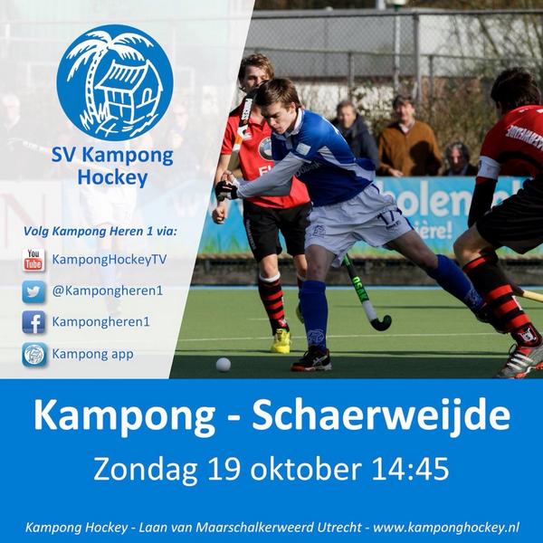 Derby time! Vanmiddag <a href="/KampongHeren1/">Kampong Heren 1</a> - <a href="/Schaerweijde/">Schaerweijde</a> Kom kijken! m.facebook.com/story.php?stor… <a href="/TBrinkman95/">Thierry Brinkman</a>