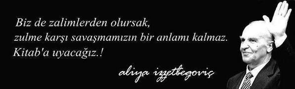 ALLAH sana rahmet eylesin rahmetiyle mağfiret eylesin büyük insan Aliya Izzetbegobiç