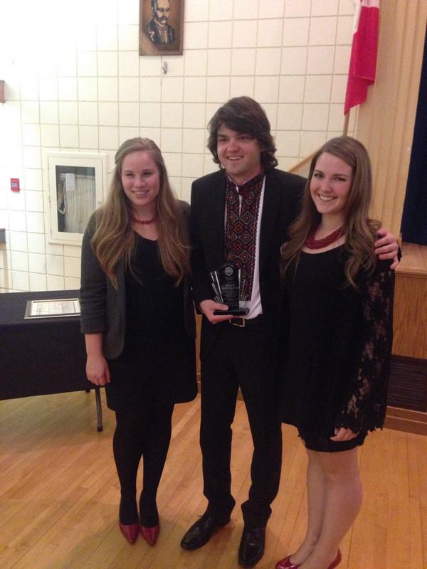 uofa_uss's tweet photo. Congratulations to former USS exec member @csoltykevych for receiving a #hetmanaward #uccab #yeg http://t.co/awFEuQpraQ