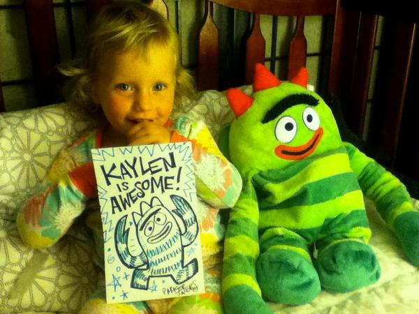 LoveIdahoWx's tweet photo. @GoonHoller Thanks, #ParkerJacobs for being AWESOME at #TreeCityComicCon! The world u created is a big part of hers! http://t.co/jBJHrLhDcB