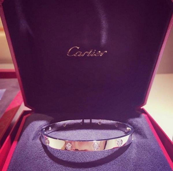 cartier love bracelet instagram