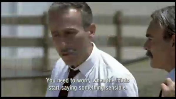 RGAMeyer's tweet image. Meme of the day. Courtesy still from Italian mafia series Corleone  #WhenToWorry