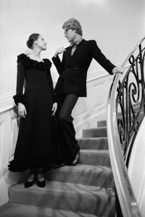 HistoryFoto's tweet photo. Майя Плисецкая и Ив Сен Лоран. 60-е. http://t.co/EXeqIlENwr