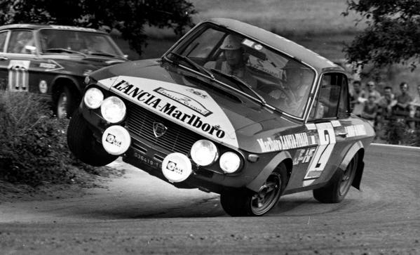 theseoldcars's tweet photo. Sandro Munari and Mario Manucci in a Lancia Fulvia in the Vltava Rallye, 1973 (Photographer O. Šaffek). http://t.co/goUZMY3vBi