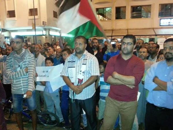 DotQuds's tweet photo. Dar albidaa yesterday stands with #alaqsa
#AlAqsaUnderAttack http://t.co/6UGEzsV2Ad