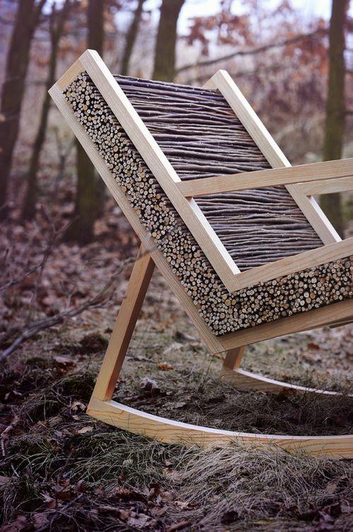 CraftsCouncilUK's tweet photo. A seasonal Pin of the Week: rocking-chair from ash solid wood &amp; willow by StudioVacek. Repin: http://t.co/KRuQdIcLCU http://t.co/XpUWy5VJQO