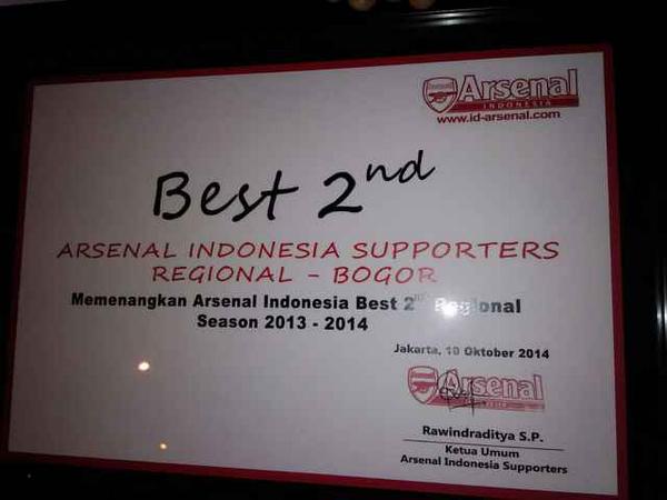 Selamaaaaat. ♥ RT <a href="/AIS_BGR/">AIS Regional Bogor</a>: AIS BOGOR mndpt penghargaan best 2nd Regional AIS 2013-2014 #AISBGRluarbiasa "