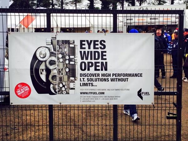 BitcoinBusker's tweet photo. Tech support engineers from event I.T. partner @ITFuel #itfuel #2014UGP #worldsfastestroadrace http://t.co/ngbXp7psHK