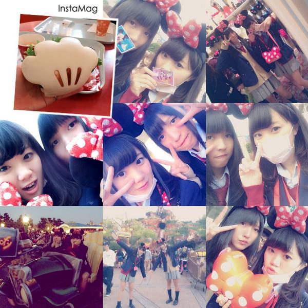 fp_Yhn_'s tweet photo. ディズニーに行ってきた😁💓 http://t.co/jp98SuQK6E