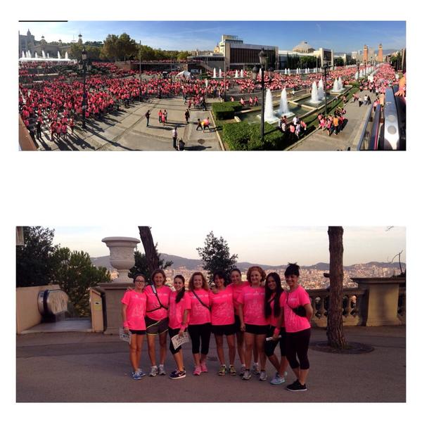 albbbaalvarez's tweet photo. #CarreradelaMujer #carreracontraelcancer2014 #barcelona #sumatealrosa http://t.co/NdxIpIGooU