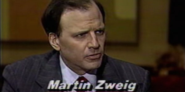 BusinessInsider's tweet photo. Watch Martin Zweig predict a market crash the Friday before 'Black Monday' http://t.co/5QbGbJflyt http://t.co/PMek5HeyYX
