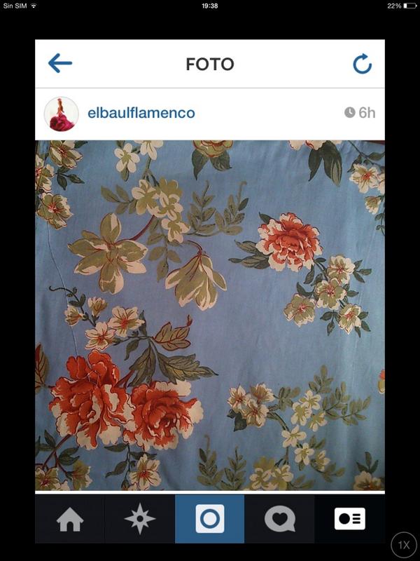 Buenas tardes!Tenéis aquí una idea de tela que ha tenido mucho éxito, vista en desfiles como #simof y #weloveflamenco