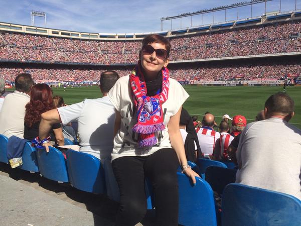 Taniusky9's tweet photo. #AupaAtleti #EnElCalderon #DelAtletiSoy #AtletiESP Que bien lo he pasado!! http://t.co/5sVLHyVeZQ