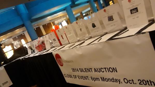 2014 Silent Auction today &amp; tomorrow at Westin Bonaventure in LA. Great items thanks to our generous donors! @CCIM