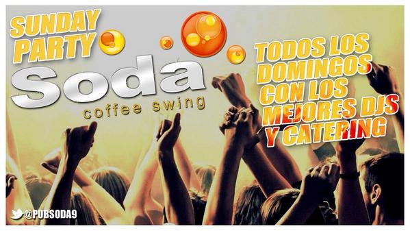 PubSoda9's tweet photo. SUNDAYS SODA !!
 @Lucia_ayala91 @Isagongora @lauradoors @victoria2308 @osscarlopez10 @MargenMon @GomaxxGomez http://t.co/gnejR16ww2