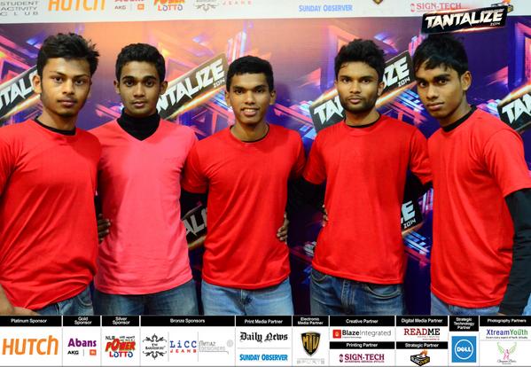 Tantalize_lk's tweet photo. The 2nd of 3 finalists from #GroupDancing category you'll see at #Tantalize2014 grand finale is: 5 Fingers dance crew http://t.co/qRwNYpLHaJ