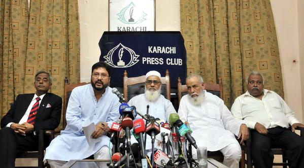 26Parallel's tweet photo. #MohajirSooba Press Conference at #Karachi Press Club By Mohajir Rabita Council Against The Statement of KhurshedShah http://t.co/FQ7RskkAHP