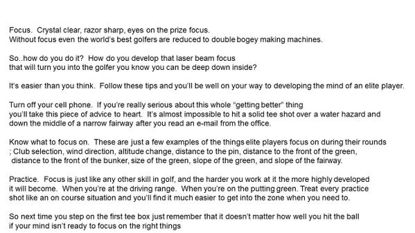 #angrygolfers #golfFocus