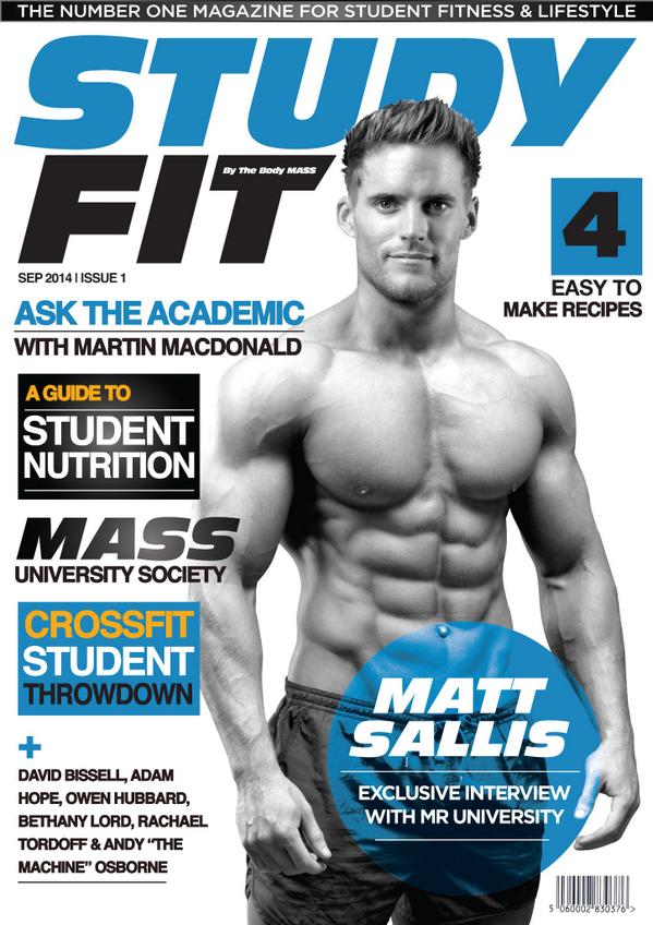 Mr_UniversityUK's tweet photo. #StudyFit Magazine, featuring Mr University @Matt_Sallis is now viewable online here: http://t.co/tXoPYsHF4q http://t.co/1rkYvUeNBs