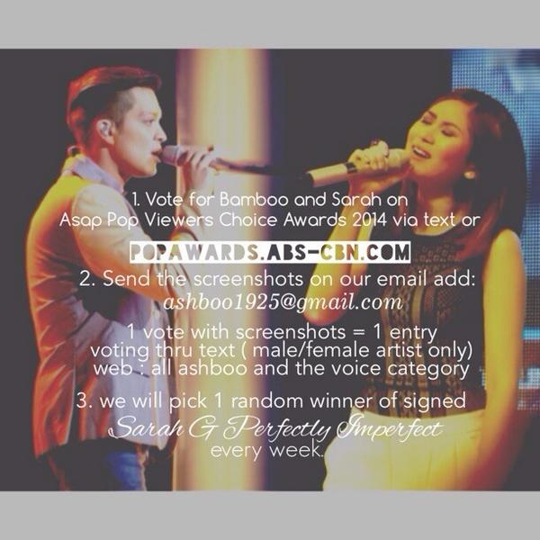 AshBooFTW's tweet photo. SAMPLE ENTRY: #webvoting We will be checking the emails. :) @popsters25 @BMLFanatics @ABG_sgbmlfans @TheDARRENatics http://t.co/guJfNGRpbU