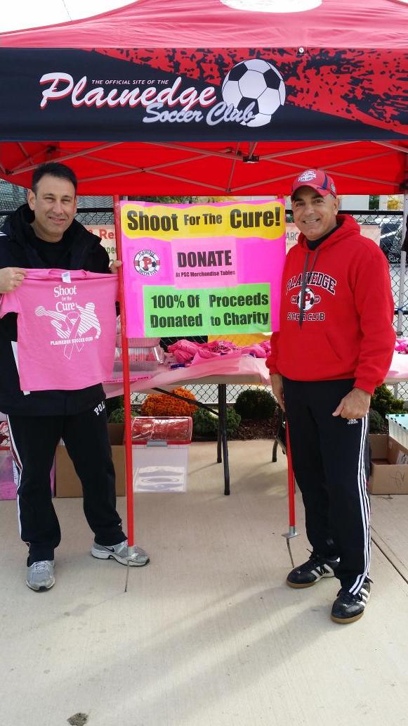 SUPT_SALINA's tweet photo. What an incredible day at Shoot for the Cure! With a great friend of the community,  Plainedge Soccer and Joe Karam. http://t.co/2uUVMkjQwQ