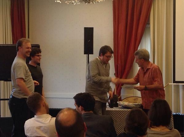 rewiredstate's tweet photo. Our first winner is Adventure Timeline for best use of data #hackunamatata http://t.co/WNbi239P5q