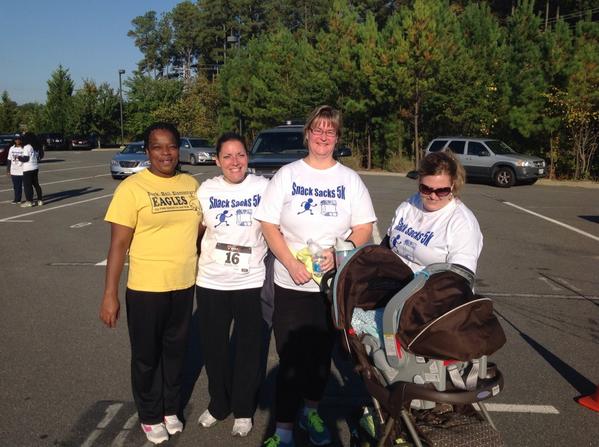 Thank you to all runners, sponsors, and volunteers at Satuday's Snack Sack 5k! We raised a lot of money for our kids!