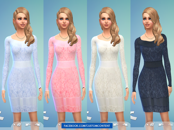 ContentCustom's tweet image. Lace Dress | #TS4 #TheSims4 #CC #CustomContent 

Download: facebook.com/CustomContent/…
