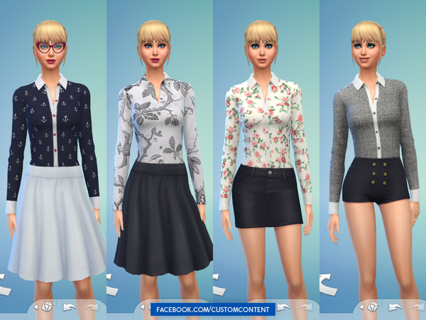 ContentCustom's tweet image. 7 Blouses | #TS4 #TheSims4 #CC #CustomContent

Download: facebook.com/CustomContent/…