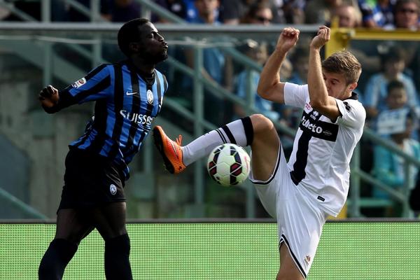 Ristovski during the Atalanta game Ristovski during the Atalanta game