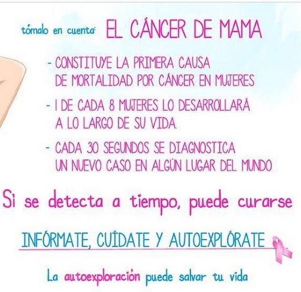 19 de Octubre Dia Mundial Lucha Contra Cancer de Mama, #unidoscontraelcancer <a href="/SaludBucal/">Salud Bucal</a> <a href="/SaludPublicaRD/">Salud Pública RD</a>