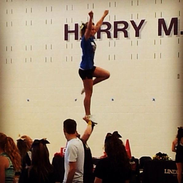 blo97's tweet photo. Yesterday was such a great day at Mckendree!! #cheer #coedstunt http://t.co/uSg8CoqJEu