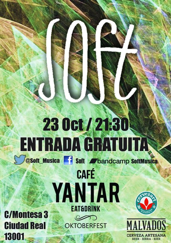 Soft_Musica's tweet photo. ¡Este jueves volvemos en Yantar Café! ¿te lo vas a perder?
http://t.co/CwJfSSAJBp http://t.co/IZU0vjNadF